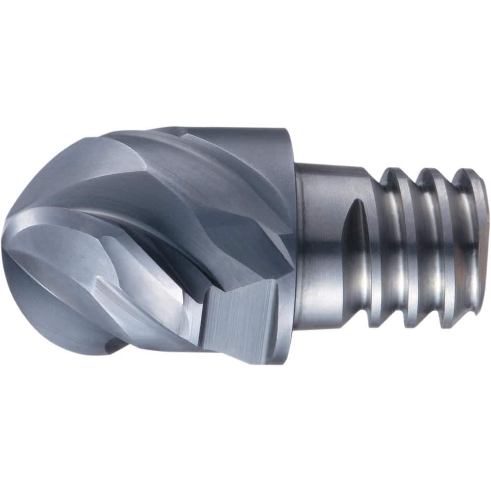 Ball End Mill Heads; Mill Diameter (Decimal Inch): 0.3750; Length of Cut (Inch): 0.2640; Connection Type: PXBE; Overall Length (Inch): 0.4880; Material: Solid Carbide; Cutting Direction: Right Hand MPN:52306004