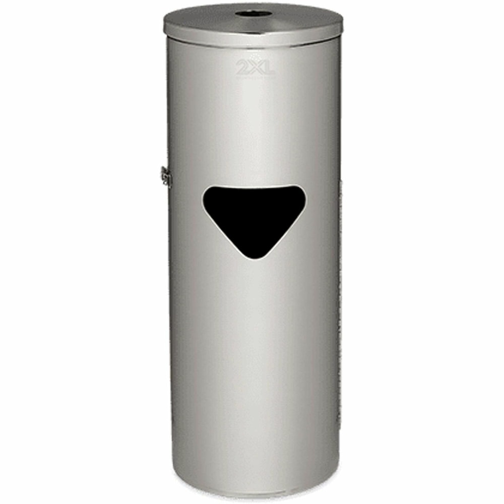 2XL Stainless Steel Stand Wiper Dispenser - Stainless Steel - Stainless Steel - Refillable, Smudge Resistant, Hands-free - 1 Each MPN:L63