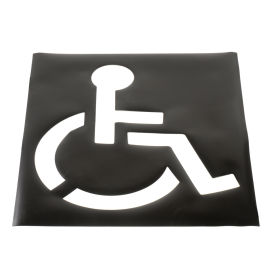 GoVets™ Handicapped Parking Lot Stencil 199505