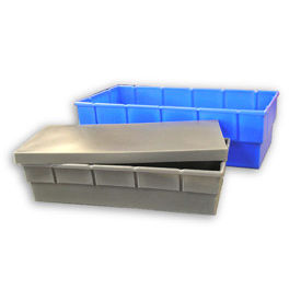 Bayhead Storage Container BC-4721 - 48-1/2 x 23 x 13-1/2 Gray BC-4721GY