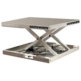 Southworth Lift-Tool™ Aluminum Scissor Lift Table 300 Lb. Capacity 4429108