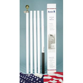 18' Steel Pole Set with 3 X 5' US Polycotton Flag 193******