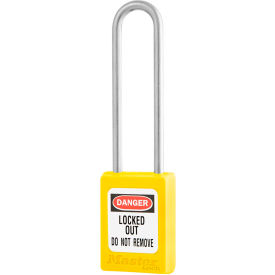 Master Lock® Thermoplastic Zenex™ S33LTYLW Snap Lock Safety Padlock 1-3/8