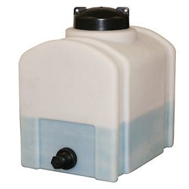 RomoTech 8 Gallon Plastic Storage Tank 82123879 - Domed with Flat Bottom 82123879