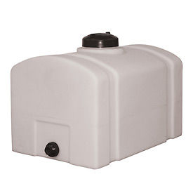 RomoTech 26 Gallon Plastic Storage Tank 82123899 - Domed with Flat Bottom 82123899
