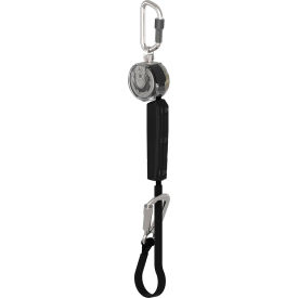 MSA V-TEC™ Personal Fall Limiter Single Leg FP5K Steel Snap Hook 10'L VTOHW-031-DJ-O-TB
