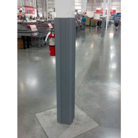 Ideal Shield® Gray Square Column Wrap HDPE 11