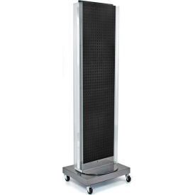 Global Approved 700258-BLK Pegboard Floor Stand W/5