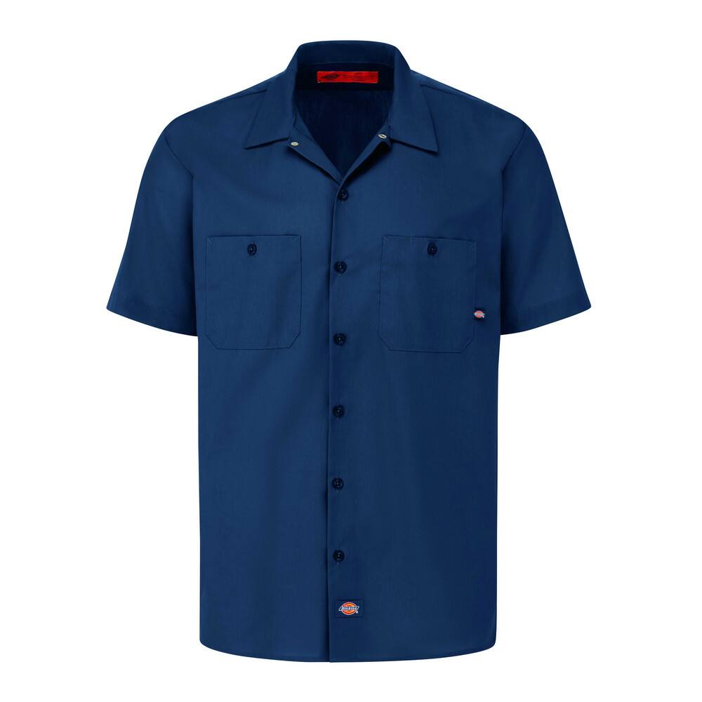Shirts; Garment Style: Short Sleeve Tail-Long ; Garment Type: General Purpose ; Size: 2X-Large ; Color: Dark Navy Blue ; Material: Cotton; Polyester ; Chest Size (Inch): 50 to 52 MPN:S535NV TL 2XL