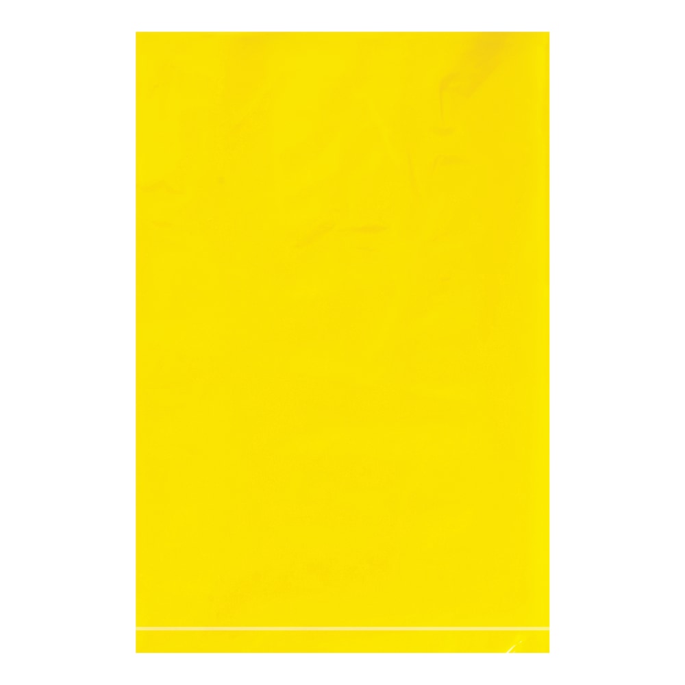 Partners Brand 2 Mil Colored Flat Poly Bags, 6in x 9in, Yellow, Case Of 1000 MPN:PB440Y