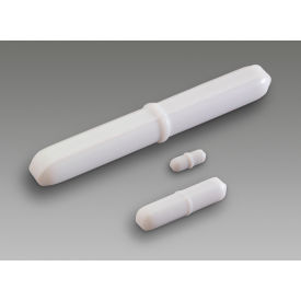 Bel-Art Spinbar Teflon Polygon Magnetic Stirring Bar 60 x 10mm White Pivot Ring 371220060