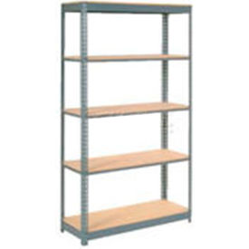 GoVets 5 Shelf Standard Duty Boltless Shelving Starter 48