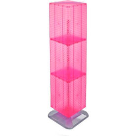 Global Approved 701464-PNK 4-Sided Interlocking Pegboard Floor Display 14