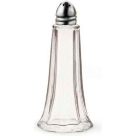 Vollrath® Traex Elegance Collection Salt & Pepper Shakers 1003 Chrome Top Glass Jar - Pkg Qty 24 1003