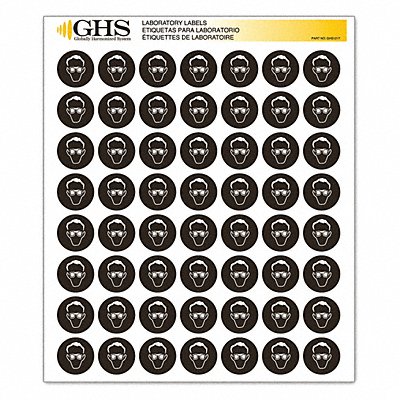Label Gloss Paper Safety Glasses PK1120 MPN:GHS1217