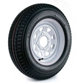 Martin Wheel Kenda Loadstar Trailer Tire and 4-Hole Custom Spoke Wheel (4/4) DM452C-4C-I - 530-12 DM452C-4C-I