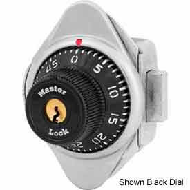 Master Lock® No. 1671MDRED Built-In Combination Deadbolt Lock - Red Dial - Left Hinged 1671MDRED