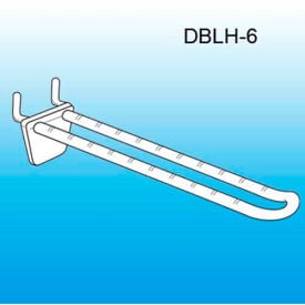 Double-Loop Plastic Pegboard-Slatwall Hook 6