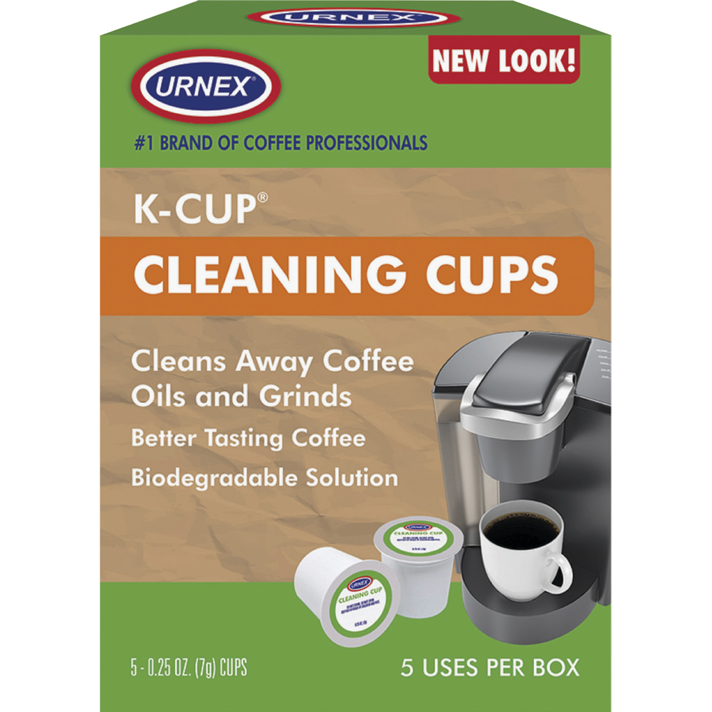 Weiman Urnex Single Brewer Cleaning Cups, 0.25 Oz, Pack Of 5 Cups (Min Order Qty 5) MPN:WMN6001