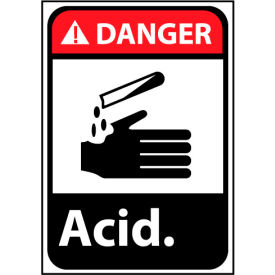 Danger Sign 14x10 Aluminum - Acid DGA34AB