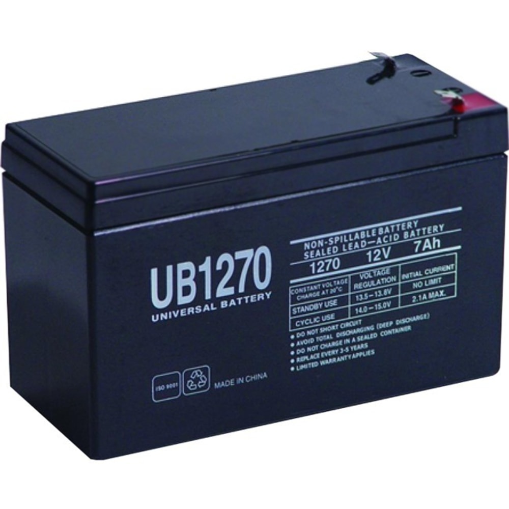 eReplacements - UPS battery - lead acid - 7 Ah (Min Order Qty 2) MPN:UB1270-ER