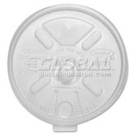 Dart® Lids For Styrofoam Cups Lift-N-Lock Fold Tab 16 Oz. 1000/Carton White DRC16FTLS