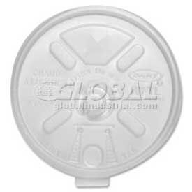 Dart® Lift n' Lock Plastic Hot Cup Lids w/ Straw Slot Fits 12 oz - 24 oz Hot Cups 1000/Carton DRC16FTLS