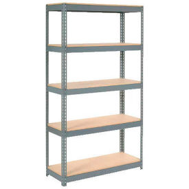 GoVets 5 Shelf Standard Duty Boltless Shelving Starter 48