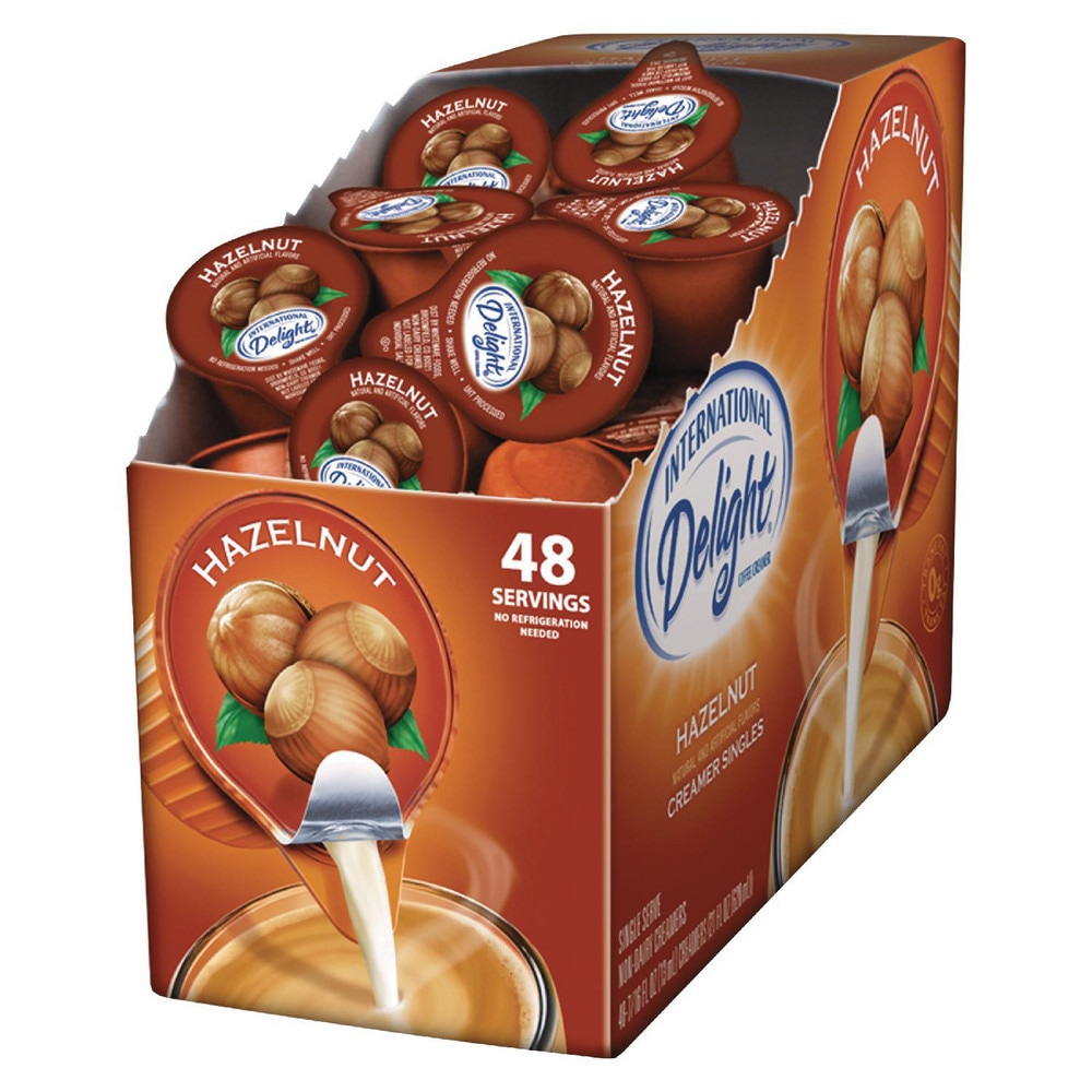 Beverages; Beverage Type: Coffee ; Beverage Flavor: Hazelnut ; Container Type: Mini Cups ; Container Size: 0.44 oz ; Package Quantity: 48 ; For Use With: Coffee MPN:ITD02283 - Pkg Qty 48