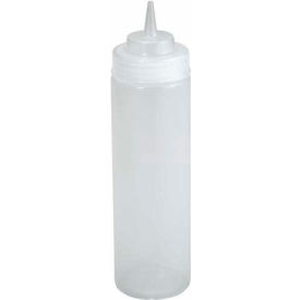Winco PSW-24 Wide Mouth Squeeze Bottles 24 oz PSW-24 - Pkg Qty 8