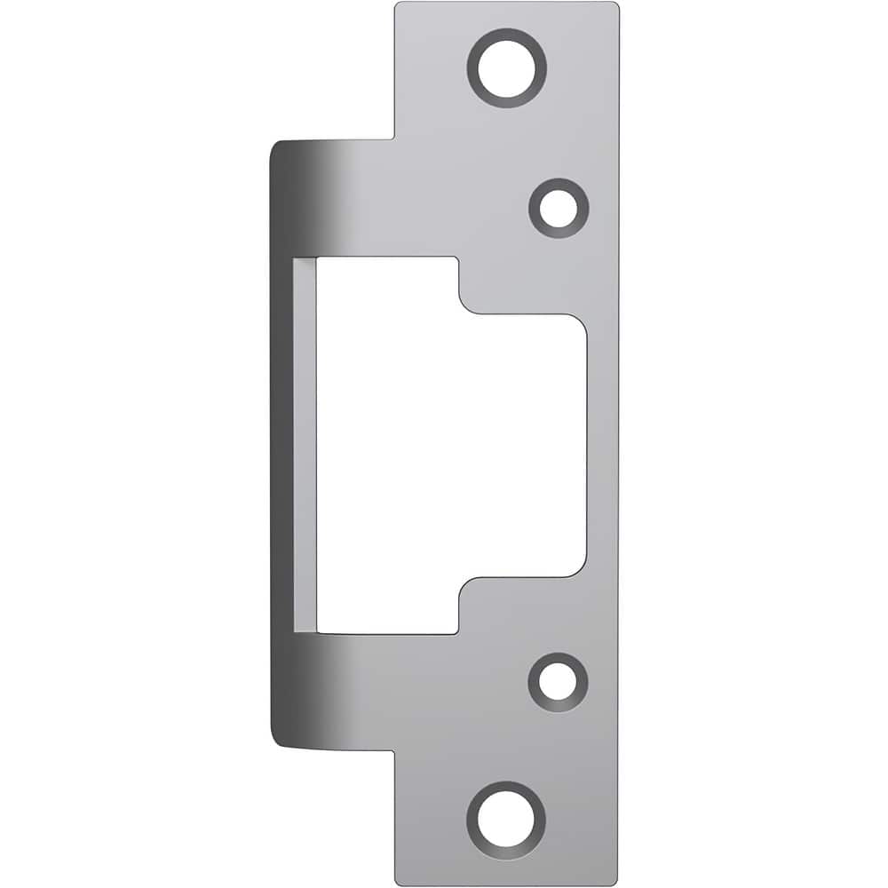 Strikes, Type: Flat with Radius Corners , Length (Inch): 4-7/8 , Width (Inch): 1-1/4 , Material: Stainless Steel , Description: HES Faceplate, BLK Black  MPN:801A-BLK