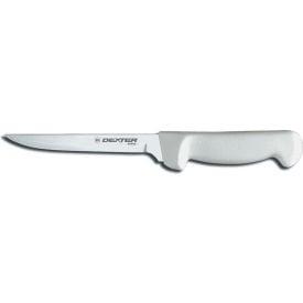Dexter Russell 31617 - Stiff Narrow Boning Knife High Carbon Steel Stamped White Handle 6