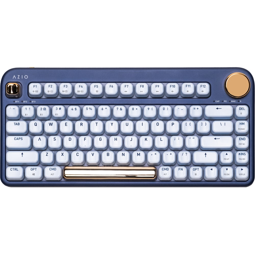 AZIO IZO Wireless Mechanical Keyboard, Blue Iris, AZI917800F061 MPN:IK105-US