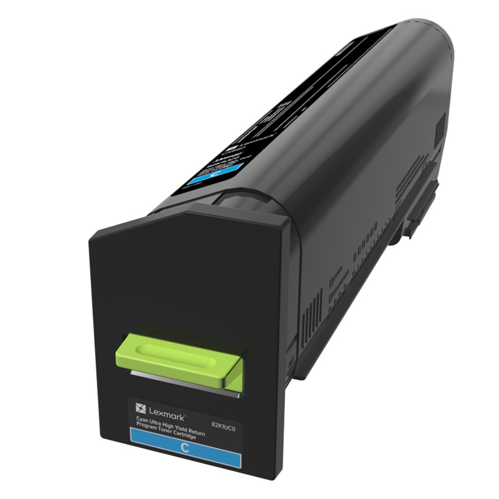 Lexmark 82K1UC0 Cyan Ultra-High Yield Return Program Toner Cartridge MPN:82K1UC0