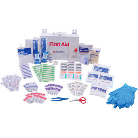GoVets™ First Aid Kit 25 Person ANSI Compliant Metal Case 292A761