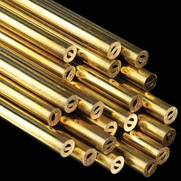 Electrical Discharge Machining Tubes, Tube Material: Brass , Overall Length: 1.2 , Channel Type: Single , Outside Diameter (mm): 1.20  MPN:BR-1.2X400MC