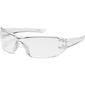 Bouton® Optical Captain Rimless Safety Glasses Clear Lens Anti-Scratch/Anti-Fog Clear Frame 250-46-0020 - Pkg Qty 12