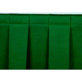 4'L Box-Pleat Skirting for 8