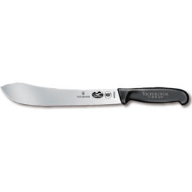 Victorinox 10 Butcher Knife Straight Blade Black Fibrox Handle 40530 5.7403.25