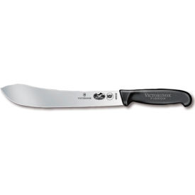 Victorinox 10 Butcher Knife Straight Blade Black Fibrox Handle 40530 5.7403.25 - Pkg Qty 10
