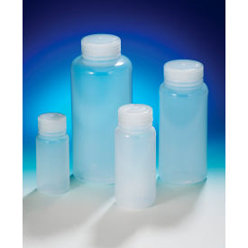 Bel-Art Precisionware Wide-Mouth 250ml (8oz) Low-DensityPE Bottles PP Cap 45mm Closure 12Pk 106260006