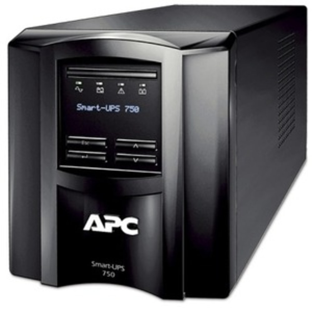 APC by Schneider Electric Smart-UPS 750 VA Tower UPS - Tower - 4 Hour Recharge - 100 V AC Input - 100 V AC Output - SMT750J MPN:SMT750J