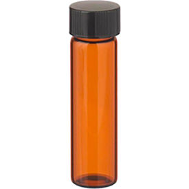 Wheaton 8ML Amber Vials in a box PTFE /Rubber Liner Case of 144 W224684