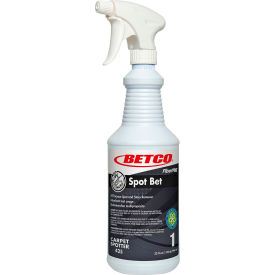 Betco FiberPRO Spot Bet Stain Remover 32 oz. Trigger Spray 12 Bottles - 42512-00 BET4251200