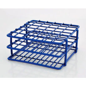 United Scientific™ Test Tube Rack For 16-20mm Tubes 36 Places Wire Epoxy-Coated Blue TTWE01