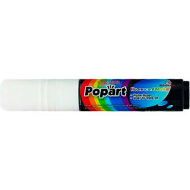 Winco MBPM-W Deluxe Plus Neon Marker White MBPM-W - Pkg Qty 12