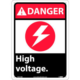 Graphic Signs - Danger High Voltage - Plastic 10