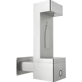 GoVets™ Outdoor Wall Mount Bottle Filling Station w/Filter Stainless Steel 313F270