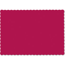Hoffmaster® Solid Color Scalloped Edge Placemats 13-1/2