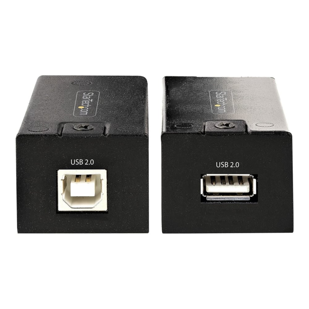 StarTech.com 150m (492ft) USB 2.0 Extender over Cat5e/Cat6 Ethernet Cable, Externally Powered USB Extender/Adapter via RJ45/Network Cable - USB 2.0 adapter extender - 1x USB device 492ft over CAT5e/CAT6 Ethernet cable (RJ45) 480Mbps - Metal shell MPN:C150